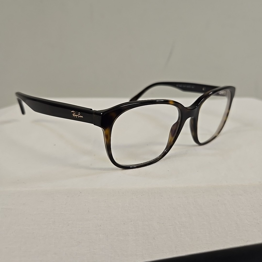 Ray-Ban Tortoiseshell and Black Women's Eyeglass Frames